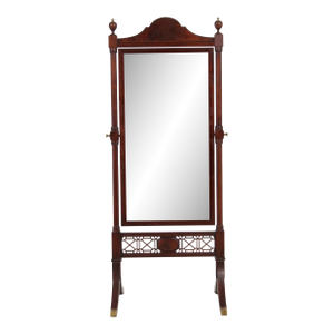 Henkel Harris Mahogany Cheval Dressing Mirror