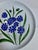 Late 20th Century Italian Glazed White Pottery Platter With Blue Cornflowers For Sale - Image 11 of 18