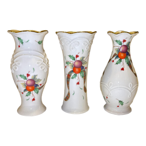 Lenox Tartan Bud Vases - S/3 - New in Box