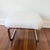 1970s MCM Cantilever Chrome Ottoman Stool by Milo Baughman for Dia For Sale - Image 5 of 12