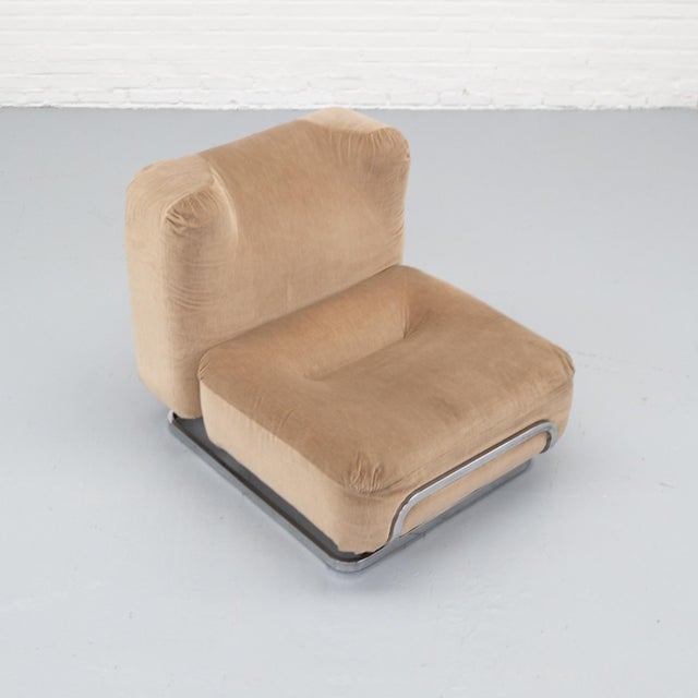 Metal Lounge Chair from IPE, Italy, 1970s For Sale - Image 7 of 18