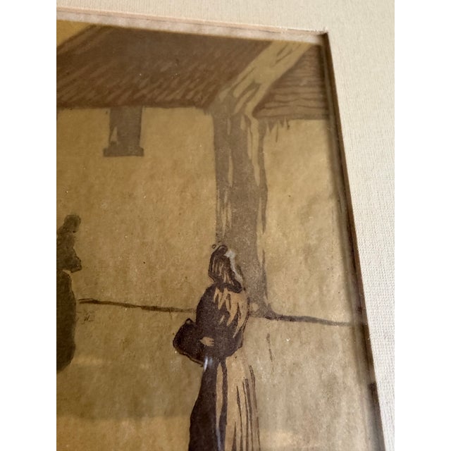 Nautical “Waiting for the Boat” Signed & Numbered Limited Edition Nautical Artwork | Possible Etching | R. L. Howey For Sale - Image 3 of 9