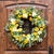 Bring a burst of spring into your home with the Lemon Floral Wreath 28"D. This beautifully crafted wreath, featuring...
