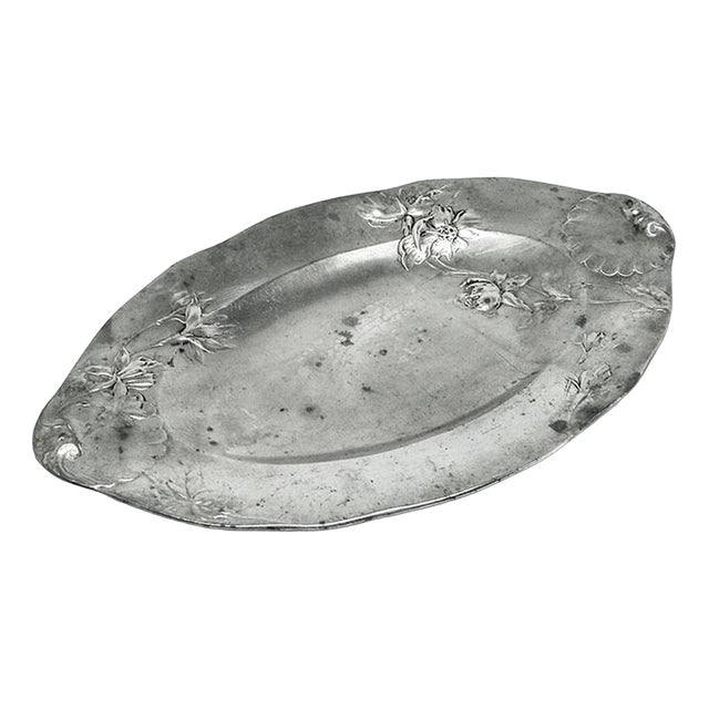 Art Nouveau German Bowl by Kayserzinn, 1900s For Sale