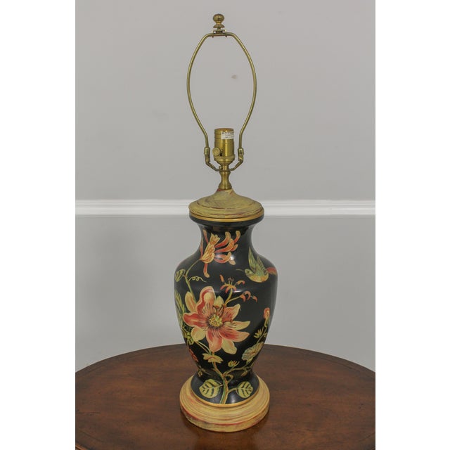 Wildwood Bird & Floral Decorator Table Lamp For Sale - Image 12 of 12