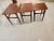 This listing consists of a set of 3 nesting tables from demark from the 1960's. These tables are all in original condition...