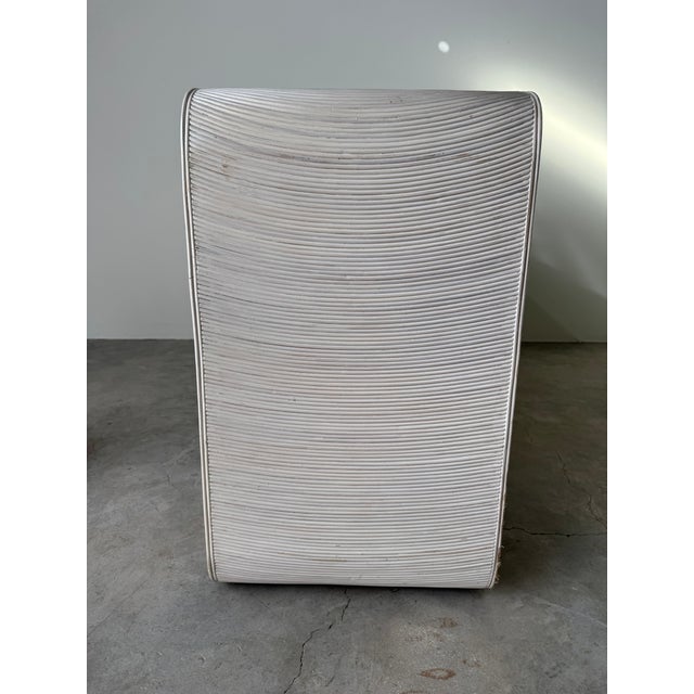 1970s Vintage Gabriella Crespi Style Pencil Reed Rattan Dresser For Sale - Image 10 of 14