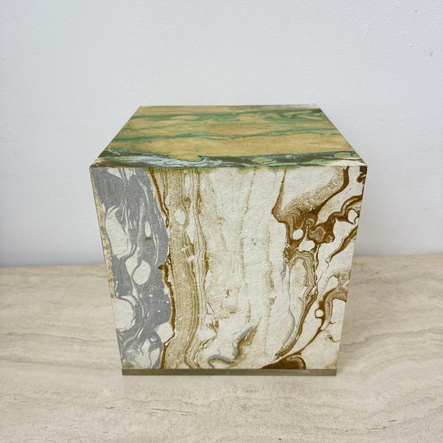 Mid-Century Modern Cube Table Lamp, 1970s For Sale - Image 18 of 18