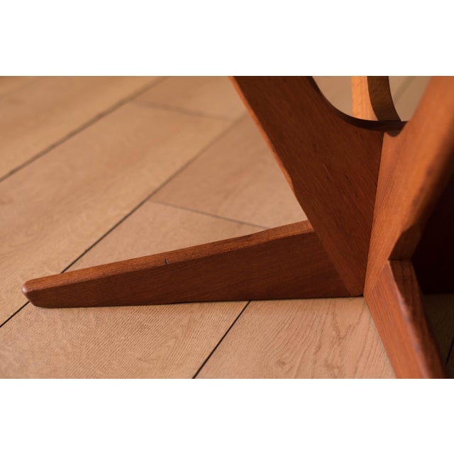 Vintage Danish Teak Occasional Coffee Table by Søren Georg Jensen for Kubus For Sale - Image 14 of 14