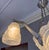 Art Deco Chandelier with Three Tulips and Shell by Degué For Sale - Image 14 of 18