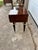 Brass Mid-Century Modern 1950's Macassar / Burl Wood Pair of Nightstands For Sale - Image 8 of 12