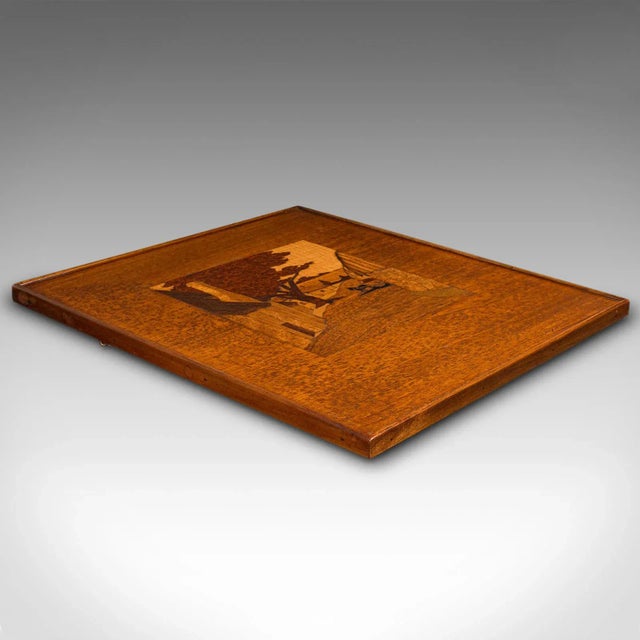 Early 20th Century 1910's Edwardian Antique Landscape Panel For Sale - Image 5 of 7