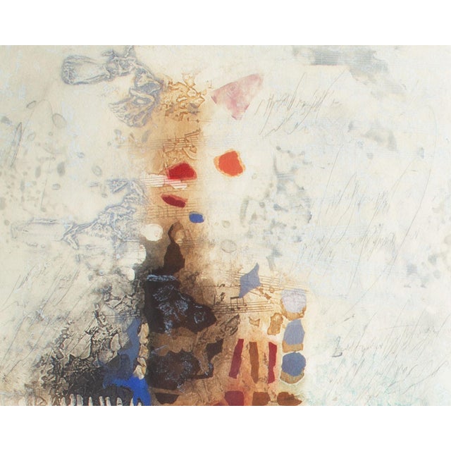 Contemporary “Oratorio” Abstract Etching by Nissan Engel For Sale - Image 3 of 9