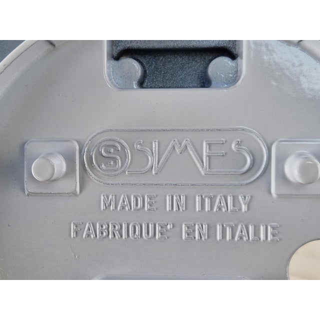 Vintage White Outdoor Wall Lamp in Metal and Glass by Simes, 1980s For Sale - Image 12 of 14