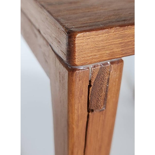 Chestnut 1960s Kai Kristiansen Vildbjerg Mobelfabrik Side Table Model 33 For Sale - Image 8 of 11