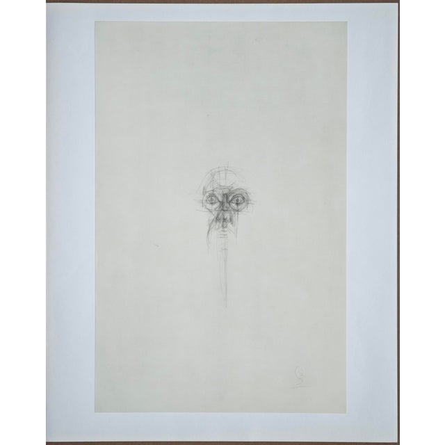 Alberto Giacometti, Female Head, 1963, Original Lithograph For Sale - Image 4 of 8
