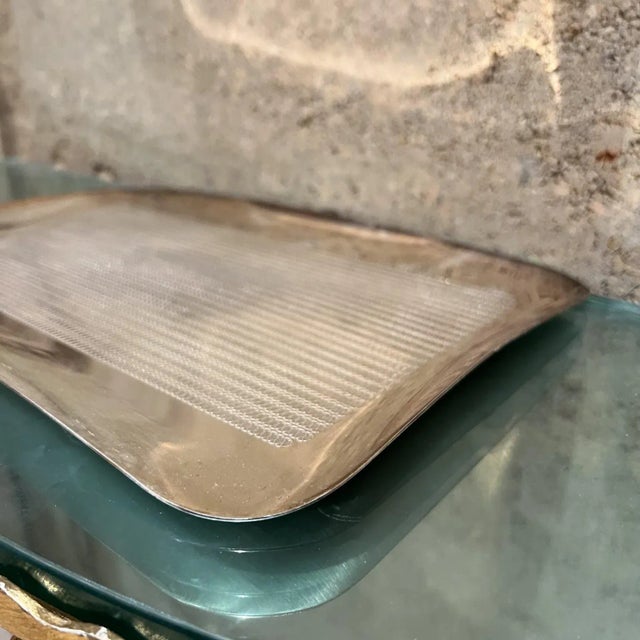 For your consideration a silver plated tray from circa the 1970s. Produced by WMF S Collection Tray fetures a unique...