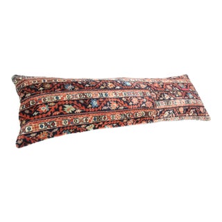 - Authentic Decorative Vintage Tribal Textile Pillow Cover -15'' X 43'' For Sale