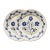 Spanish Casa Nuno Blue and White Dinner Plates, Vines, 3 Flowers/Vines, Set of 2 For Sale - Image 3 of 3