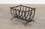 1960s Mid-Century English Brutalist Wrought Iron Log Basket, 1960 For Sale - Image 5 of 13