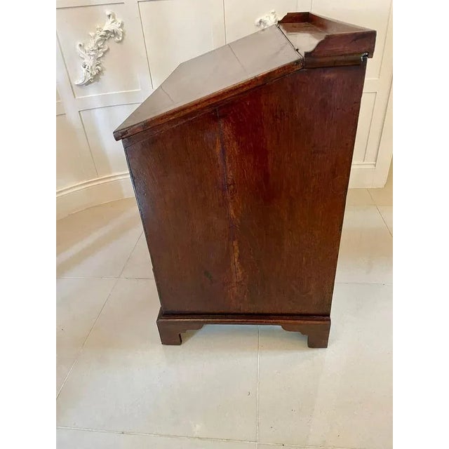 Antique Mahogany and Oak Desk For Sale - Image 5 of 18