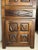 Wood Early 20th Century Spanish Renaissance Style Walnut Cabinet with Geometric Carve For Sale - Image 7 of 14