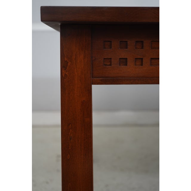 Stickley Highlands Cherry Arts & Crafts Dining Table For Sale - Image 14 of 18