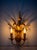 Hollywood Regency Gilt Wheat Sheaf Wall Sconces, Italy, 1990s, Set of 2 For Sale - Image 9 of 12