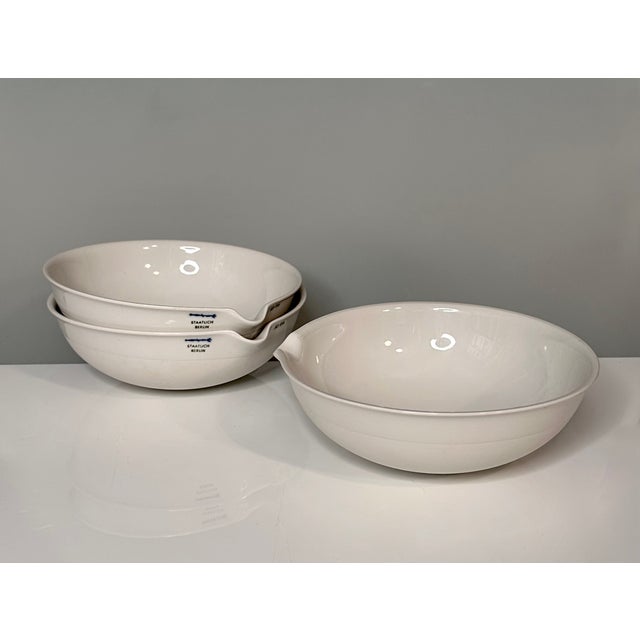 Ceramic Porcelain LAB Bowls with Spout from KPM Berlin, Germany, 1920s, Set of 3 For Sale - Image 7 of 18