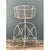 Mid-Century Modern Vintage Distressed White Wire Plant Stand For Sale - Image 3 of 12