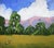 Contemporary Miniature Ojai Valley 4x4 Lynne French California Landscape O/C For Sale - Image 3 of 3