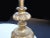 Vintage Italian French Rococo Style Gold & White Table Lamp For Sale - Image 4 of 8