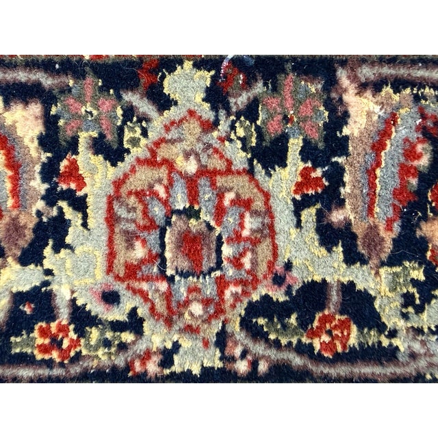 4ft X 6ft Persian Tabriz Mahi Wool & Silk Area Rug For Sale In San Francisco - Image 6 of 12