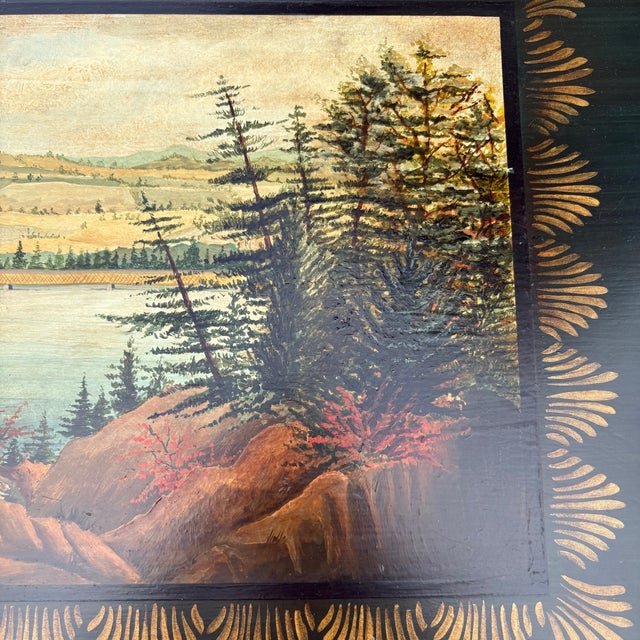 Vintage Painted Tray Coffee Table For Sale In Charleston - Image 6 of 6