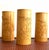 Chinoiserie 1970s New Old Stock Hand-Carved Bamboo Pagoda Asian Bud Vases — Set of 3 For Sale - Image 3 of 7