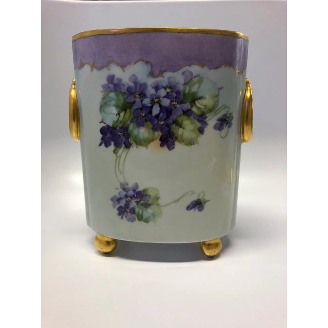 Early 20th Century Antique Limoges by William Guerin Vase For Sale - Image 9 of 9