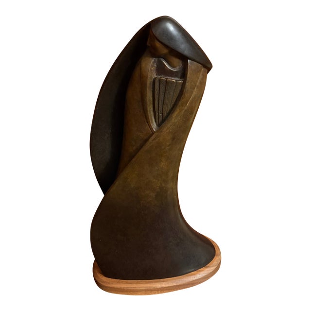 Late 20th Century Tim Nicola — Limited Edition Bronze Sculpture (16/30), 16¾″ Tall For Sale