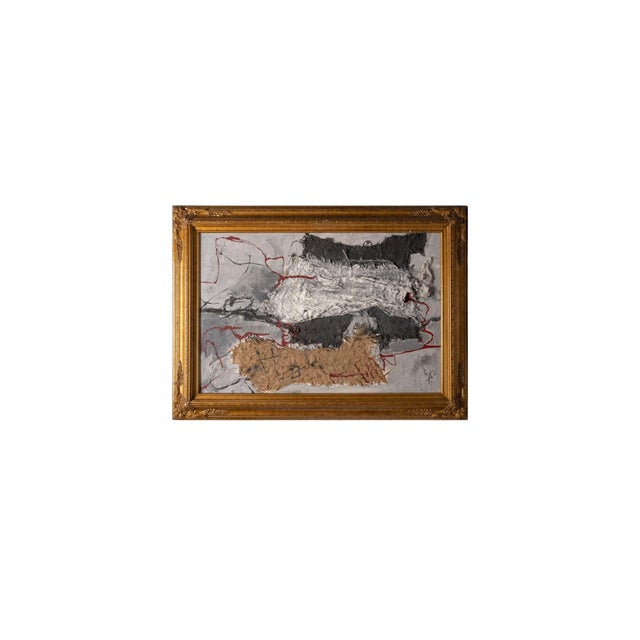 Contemporary painting after Antoni Tàpies · Spanish, (1923–2012). A master of texture and gesture, he was a painter and...