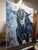 Asterion is an original oil and cold wax painting of a bull. It is painted on 24x36 inch stretched canvas. This one of a...