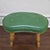 Plastic Mid-Century Green Vinyl Kidney-Shaped Footstool Ottoman, C. 1950s–60s For Sale - Image 7 of 11