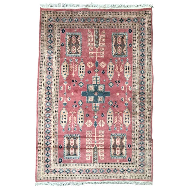 Vintage Pakistani Rug For Sale - Image 14 of 14