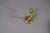 Art Deco Brass Hand-Form Torch Wall Sconce with White Pleated Shade, 1930s For Sale - Image 4 of 7