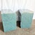 Teal 1980s Postmodern Faux Teal Granite Waterfall Nighstands - A Pair For Sale - Image 8 of 9