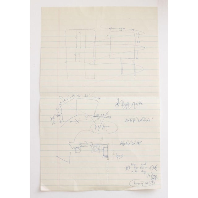 George Nakashima Walnut Hanging Cabinet, 1978 For Sale - Image 13 of 13