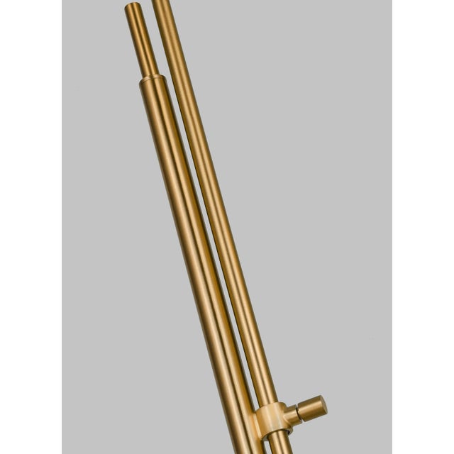 Kelly Wearstler by Visual Comfort Studio Franklin Task Floor Lamp, Burnished Brass For Sale - Image 4 of 5