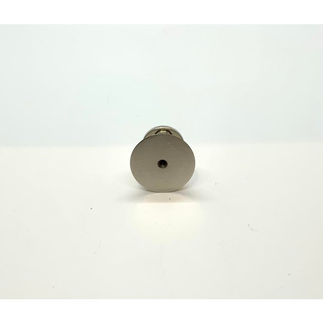 Modern Century Furniture Polished Nickel Pull For Sale - Image 3 of 4