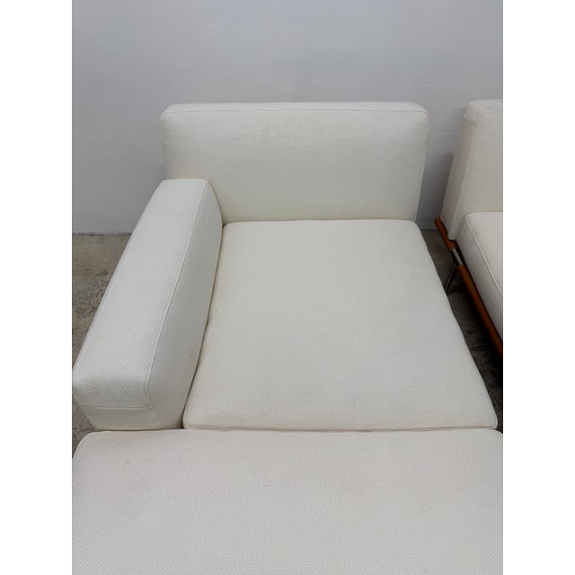 Let It Be Modular Fabric and Leather Daybeds for Poltrona Frau - A Pair For Sale - Image 9 of 18