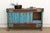 Traditional Antique Turquoise Blue Damachiya Cabinet For Sale - Image 3 of 18