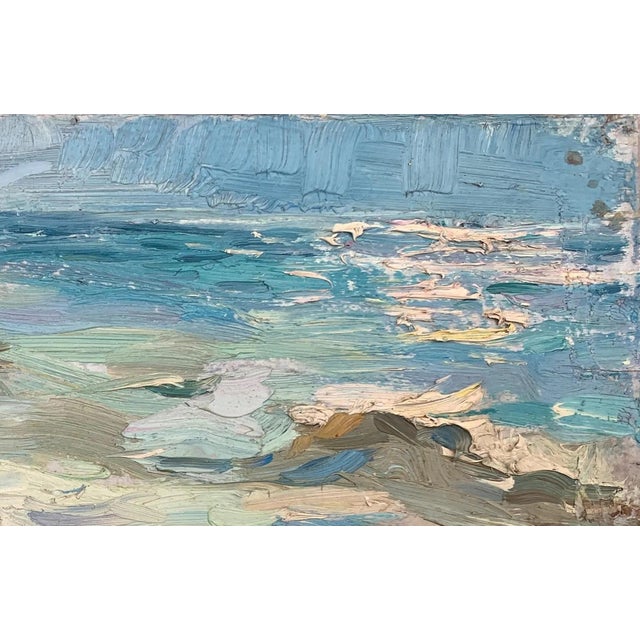 Realism Original Seascape Oil Painting, Ukrainian Artist, 1970s 22-35 For Sale - Image 3 of 6