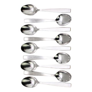 Amboss Model 2050 Soup Spoon by Helmut Alder, 1954, Set of 9 For Sale